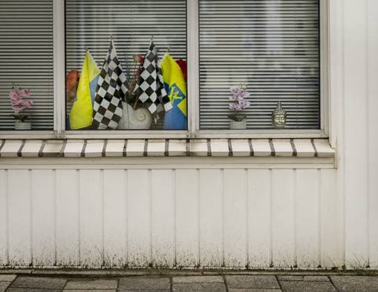 ZANDVOORT - Houses are decorated in the run-up to the Dutch Grand Prix. The Formula 1 circus is descending on the Dutch seaside town once again. REMKO DE WAAL ANP xVIxANPxSportx xxANPxIVx 565818860 originalFilename: 565818860.jpg