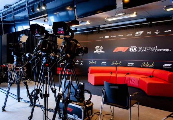 ZANDVOORT - The press conference, PK, Pressekonferenz room at the circuit in the run-up to the Dutch Grand Prix. The Formula 1 circus is once again descending on the Dutch seaside town. SEM VAN DER WAL ANP xVIxANPxSportx xxANPxIVx 565818888 originalFilename: 565818888.jpg