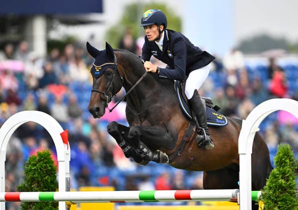 AACHEN, GERMANY 20260819 Henrik von Eckermann on the horse Minute Man at Wednesday s show jumping, team competition, during the Equestrian World Championships in Aachen. *** The image is included in the SPORTS PACKAGE. For others PAID IMAGE ** AACHEN GERMANY x10050x *** AACHEN, GERMANY 20260819 Henrik von Eckermann riding Minute Man at Wednesday’s show jumping team competition during the World Equestrian Games in Aachen *** The image is included in the SPORTS PACKAGE. For others: PAID IMAGE ** AACHEN, GERMANY x10050x  Copyright: xPontusxLundahl TTx EQUESTRIAN WORLD CHAMPIONSHIP 2026