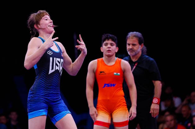 U20 World Championships 55kg WW - Everest Shea Leydecker (USA) *** U20 World Championships, 55 kg, WW: Everest Shea Leydecker, USA Copyright: xKostadinxAndonovx