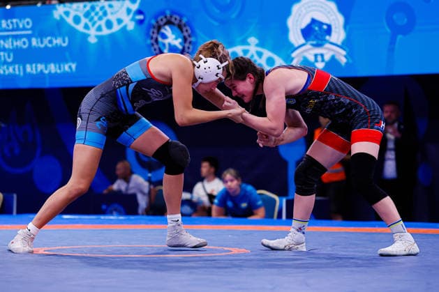 U20 World Championships 55kg WW - Karolina Poplavska (UKR) df. Ashley Marie Diaz (PUR) *** U20 World Championships, 55kg Open Weight: Karolina Poplavska (UKR) defeated Ashley Marie Diaz (PUR) Copyright: xKostadinxAndonovx