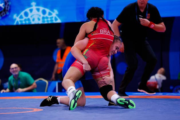 U20 World Championships 62kg WW - Ekaterina Radysheva (RUS) df. Evilly Raphaelly Jesus Costa (BRA) *** U20 World Championships, 62 kg Open Weight: Ekaterina Radysheva (RUS) defeated Evilly Raphaelly Jesus Costa (BRA) Copyright: xKostadinxAndonovx
