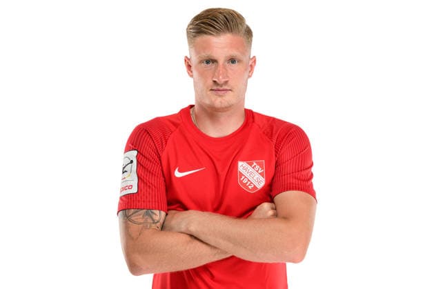 Kevin Schumacher, DFB 3. Liga 2026 2027, TSV Havelse 1912 e.V., Media Day, 23.07.2026, Foto: Socrates Tassos picture-alliance DFB TSV Havelse 1912 2026 Studio Portraits *** Kevin Schumacher, DFB 3rd Division 2026–2027, TSV Havelse 1912 e.V., Media Day, July 23, 2026, Photo by Socrates Tassos, picture alliance, DFB, TSV Havelse 1912, 2026, Studio Portraits