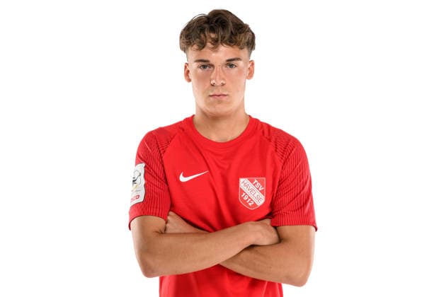 Anton Hanke, DFB 3. Liga 2026 2027, TSV Havelse 1912 e.V., Media Day, 23.07.2026, Foto: Socrates Tassos picture-alliance DFB TSV Havelse 1912 2026 Studio Portraits *** Anton Hanke, DFB 3rd Division 2026–2027, TSV Havelse 1912 e.V., Media Day, July 23, 2026, Photo by Socrates Tassos, picture alliance, DFB, TSV Havelse 1912, 2026, Studio Portraits