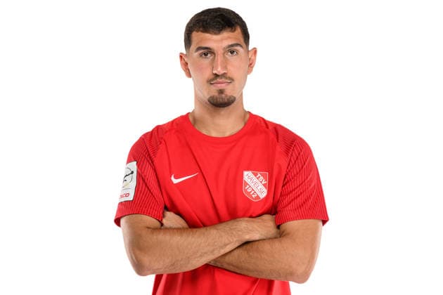 Semi Belkahia, DFB 3. Liga 2026 2027, TSV Havelse 1912 e.V., Media Day, 23.07.2026, Foto: Socrates Tassos picture-alliance DFB TSV Havelse 1912 2026 Studio Portraits *** Semi Belkahia, DFB 3rd Division 2026–2027, TSV Havelse 1912 e.V., Media Day, July 23, 2026, Photo by Socrates Tassos, picture alliance, DFB, TSV Havelse 1912, 2026, Studio Portraits