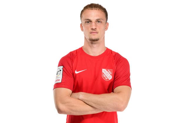 Niklas Tauer, DFB 3. Liga 2026 2027, TSV Havelse 1912 e.V., Media Day, 23.07.2026, Foto: Socrates Tassos picture-alliance DFB TSV Havelse 1912 2026 Studio Portraits *** Niklas Tauer, DFB 3rd Division 2026–2027, TSV Havelse 1912 e.V., Media Day, July 23, 2026, Photo by Socrates Tassos, picture alliance, DFB, TSV Havelse 1912, 2026, Studio Portraits