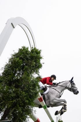 260819 Katherine A. Dinan of USA with horse Out of the Blue compete in the team and individual jumping qualifier round one during day 9 of the 2026 FEI World Championships on August 19, 2026 in Aachen. Photo: Emma Wallskog BILDBYRAN kod EW EW0689 ridsport equestrian rid-vm 2026 2026 fei world championships bbeng ridsport-vm hoppning jumping *** August 19, 2026: Katherine A. Dinan of the U.S., riding Out of the Blue, competes in the first round of the team and individual show jumping qualifiers on Day 9 of the 2026 FEI World Championships on August 19, 2026 in Aachen. Photo by Emma Wallskog. BILDBYRAN code EW EW0689 equestrian sports 2026 World Championships 2026 FEI World Championships BBENG equestrian sports World Championships show jumping  Copyright: EMMAxWALLSKOG BB260819EW156