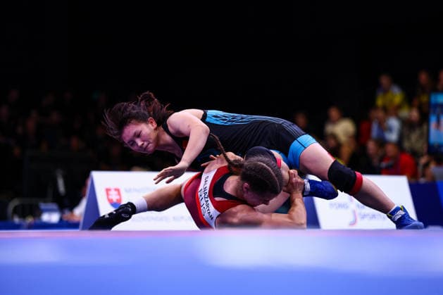 U20 World Championships 65kg WW - Margarita Salnazarian (RUS) df. Zhengwei Ma (CHN) *** U20 World Championships, 65 kg Open Weight: Margarita Salnazarian (RUS) defeated Zhengwei Ma (CHN) by decision Copyright: xKadirxCaliskanx 776545139