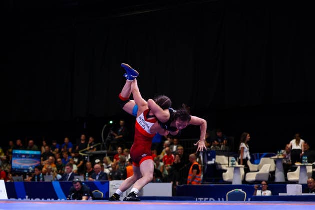 U20 World Championships 65kg WW - Margarita Salnazarian (RUS) df. Zhengwei Ma (CHN) *** U20 World Championships, 65 kg Open Weight: Margarita Salnazarian (RUS) defeated Zhengwei Ma (CHN) by decision Copyright: xKadirxCaliskanx 776545139