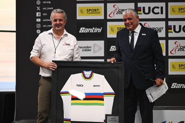 2026 UCI Junior Track World Championships Picture by Mathew Wells SWpix.com - 19 08 2026 - Cycling - 2026 UCI Junior Track World Championships - Heusden-Zolder, Flanders, Belgium - Opening Ceremony Copyright: x xSWpix.comx(t axPhotographyxHubxLtd)xMathewxWells SWpix.comx SWP-3030-18186