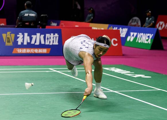 BWF World Championship, WM, Weltmeisterschaft 2026, South Korea vs Indonesia New Delhi, Aug 19 (ANI): South Korea™s An Se-young in action against Indonesia s Thalita Ramadhani Wiryawan during the women s singles Round of 32 match of the BWF World Championship 2026 at Indira Gandhi Indoor Stadium, in New Delhi on Wednesday. NEW DELHI Delhi India Copyright: xANIx ANI_20260819174