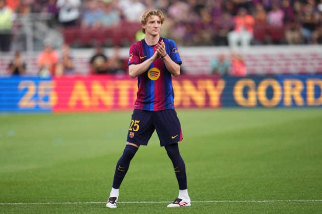 ESP: FC Barcelona, Barca - Al Ahly FC. Joan Gamper Trophy. Anthony Gordon of FC Barcelona during the Joan Gamper Trophy match between FC Barcelona and Al Ahly FC played at Spotify Camp Nou Stadium on 19 Aug 2026 in Barcelona, Spain. kpng Copyright: xBaguxBlancox xPRESSINPHOTOx PS_2627_BAL_ALH_505