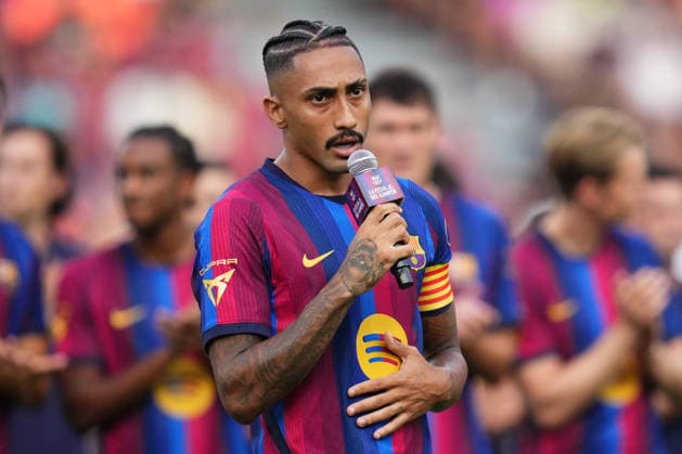 ESP: FC Barcelona, Barca - Al Ahly FC. Joan Gamper Trophy. Raphael Dias Belloli Raphinha of FC Barcelona during the Joan Gamper Trophy match between FC Barcelona and Al Ahly FC played at Spotify Camp Nou Stadium on 19 Aug 2026 in Barcelona, Spain. kpng Copyright: xBaguxBlancox xPRESSINPHOTOx PS_2627_BAL_ALH_522