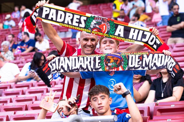 ESP: Atletico de Madrid v Malaga CF La Liga EA Sports Fans of Atletico de Madrid during a Liga EA Sports match between Atletico de Madrid and Malaga CF at Estadio Riyadh Air Metropolitano on August 19, 2026 in Madrid, Spain. Madrid Madrid Spain Football *** ESP Atlético de Madrid vs. Málaga CF La Liga EA Sports Fans of Atlético de Madrid during an EA Sports La Liga match between Atlético de Madrid and Málaga CF at Estadio Riyadh Air Metropolitano on August 19, 2026, in Madrid, Spain Madrid Madrid Spain Soccer Copyright: xAlejandroxMatiasx