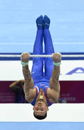 37th European Championships and 15th European Junior Championships in MenÂ s Artistic Gymnastics Ilia Kovtun of Croatia competes on the horizontal bar during qualification on day 1 of the 2026 Men s Artistic Gymnastics European Championships at Arena Zagreb on August 19, 2026 in Zagreb, Croatia.  MarkoxLukunic PIXSELL