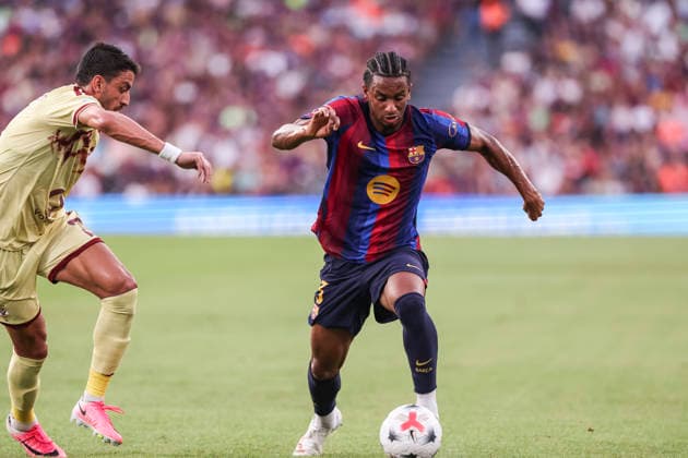 August 19, 2026, Barcelona, Barcelona, SPAIN: Alejandro Balde of FC Barcelona, Barca in action during the Joan Gamper Trophy, football match played between FC Barcelona and Al-Ahly FC at Spotify Camp Nou stadium on August 19, 2026 in Barcelona, Spain. Barcelona SPAIN - ZUMAa181 20260819_zaa_a181_024 Copyright: xJavierxBorregox