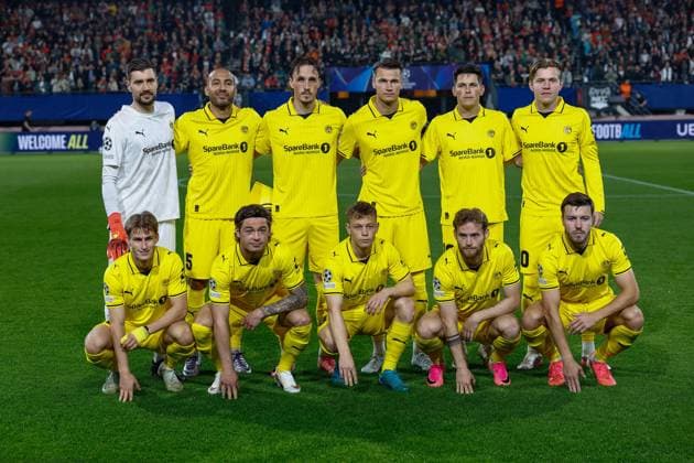 NIJMEGEN , 19-08-2026 , Stadium De Goffert , season 2026 2027 , UEFA Champions League play-offs 1st leg football , match between NEC Nijmegen and Bodo Glimt , picture shows team photo Bodo Glimt NEC - Bodo Glimt  x205853144x Copyright:
