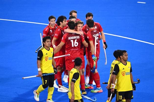 Belgium v Malaysia - FIH Hockey World Cup 2026 WAVRE, BELGIUM - AUGUST 19 : Boon Tom of Belgium celebrates after scoring during the FIH Hockey World Cup 2026 M20 first phase group pool B match between Belgium and Malaysia on August 19, 2026 in Wavre, Belgium, 19 08 2026 Wavre Belgium  Copyright: xVincentxKalutx