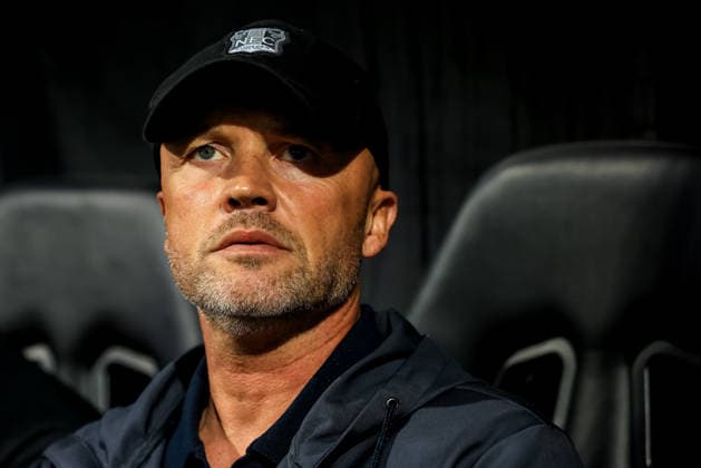 NIJMEGEN, NETHERLANDS - AUGUST 19: NEC Nijmegen head coach Dick Schreuder looks on prior to the UEFA Champions League 2026 27 play-offs first leg match between N.E.C. Nijmegen and FK Bodo Glimt at Goffertstadion on August 19, 2026 in Nijmegen, Netherlands.  Copyright: xRenexNijhuis MBxMediax