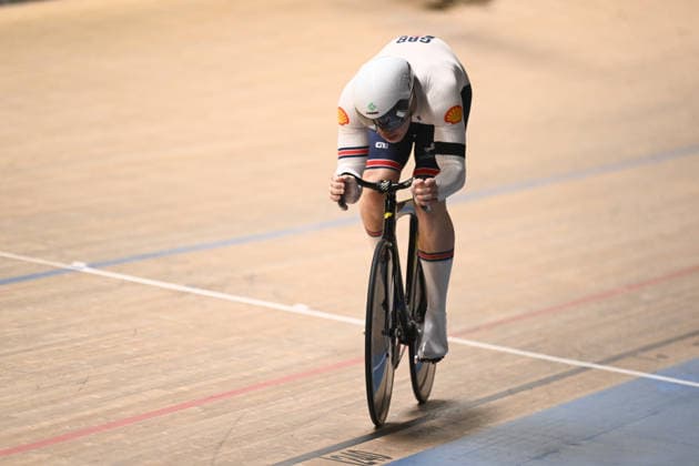 2026 UCI Junior Track World Championships Picture by Mathew Wells SWpix.com - 19 08 2026 - Cycling - 2026 UCI Junior Track World Championships - Heusden-Zolder, Flanders, Belgium - Men™s Team Sprint Final for Gold - Ioan Hepburn of Great Britain Copyright: x xSWpix.comx(t axPhotographyxHubxLtd)xMathewxWells SWpix.comx SWP-3030-18258