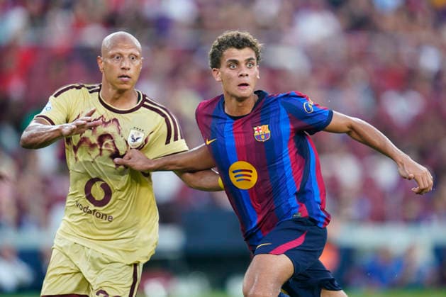 ESP: FC Barcelona, Barca - Al Ahly FC. Joan Gamper Trophy. Hamza Abdelkarim of FC Barcelona during the Joan Gamper Trophy match between FC Barcelona and Al Ahly FC played at Spotify Camp Nou Stadium on 19 Aug 2026 in Barcelona, Spain. kpng Copyright: xSergioxRuizx xPRESSINPHOTOx PS_2627_BAR_AHL_018