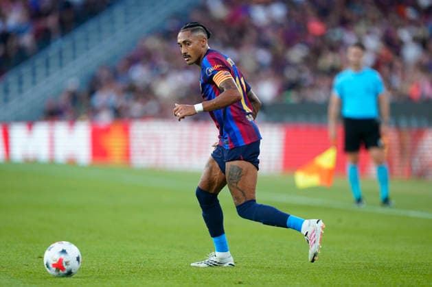 ESP: FC Barcelona, Barca - Al Ahly FC. Joan Gamper Trophy. Raphael Dias Belloli Raphinha of FC Barcelona during the Joan Gamper Trophy match between FC Barcelona and Al Ahly FC played at Spotify Camp Nou Stadium on 19 Aug 2026 in Barcelona, Spain. kpng Copyright: xSergioxRuizx xPRESSINPHOTOx PS_2627_BAR_AHL_019