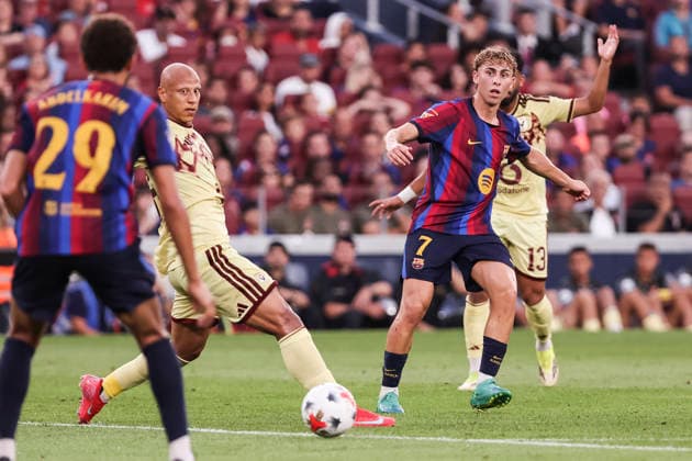 August 19, 2026, Barcelona, Barcelona, SPAIN: Fermin Lopez of FC Barcelona, Barca in action during the Joan Gamper Trophy, football match played between FC Barcelona and Al-Ahly FC at Spotify Camp Nou stadium on August 19, 2026 in Barcelona, Spain. Barcelona SPAIN - ZUMAa181 20260819_zaa_a181_041 Copyright: xJavierxBorregox