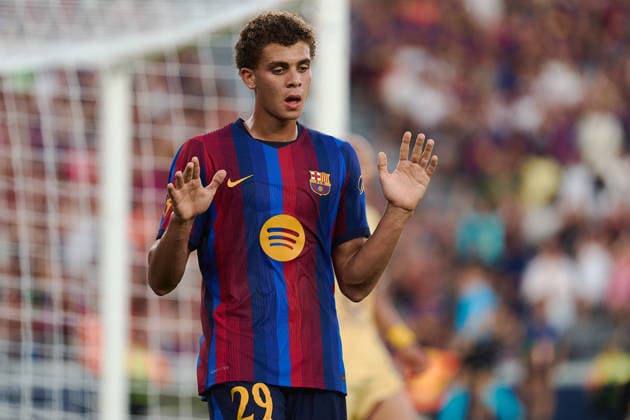 ESP: La Festa del Gamper Estrella Damm FC Barcelona, Barca v Al-Ahly Hamza Abdelkarim of Barcelona scores goal and celebrates during friendly match Joan Gamper Trophy 2026 La Festa del Gamper Estrella Damm FC Barcelona v Al-Ahly played at Spotify Camp Nou Stadium in Barcelona on August 19th, 2026 in Spain Barcelona Spain Futbol *** ESP La Festa del Gamper Estrella Damm: FC Barcelona vs. Al Ahly. Hamza Abdelkarim of Barcelona scores a goal and celebrates during the 2026 Joan Gamper Trophy friendly match. La Festa del Gamper Estrella Damm: FC Barcelona vs. Al Ahly was played at Spotify Camp Nou Stadium in Barcelona on August 19, 2026 in Spain Barcelona Spain Soccer Copyright: xGerardxFrancox xAgenciaxLOFx