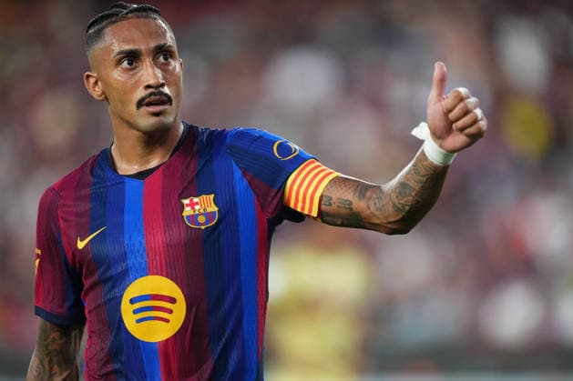 ESP: FC Barcelona, Barca - Al Ahly FC. Joan Gamper Trophy. Raphael Dias Belloli Raphinha of FC Barcelona during the Joan Gamper Trophy match between FC Barcelona and Al Ahly FC played at Spotify Camp Nou Stadium on 19 Aug 2026 in Barcelona, Spain. kpng Copyright: xBaguxBlancox xPRESSINPHOTOx PS_2627_BAL_ALH_548