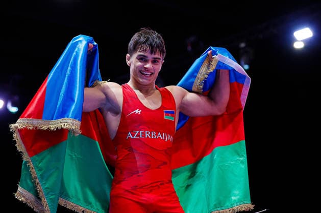 U20 World Championships 60kg GR - Aykhan Javadov (AZE) *** U20 World Championships, 60 kg Greco-Roman: Aykhan Javadov (AZE) Copyright: xKostadinxAndonovx
