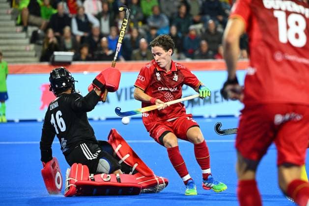 Belgium v Malaysia - FIH Hockey World Cup 2026 WAVRE, BELGIUM - AUGUST 19 : Foubert Victor of Belgium during the FIH Hockey World Cup 2026 M20 first phase group pool B match between Belgium and Malaysia on August 19, 2026 in Wavre, Belgium, 19 08 2026 Wavre Belgium  Copyright: xVincentxKalutx