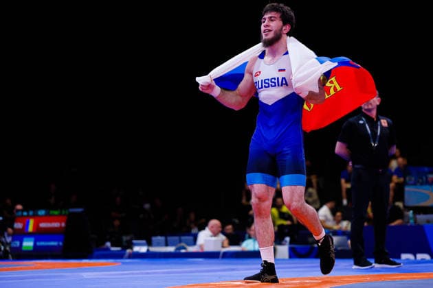 U20 World Championships 82kg GR - Ramazan Nekhai (RUS) *** U20 World Championships, 82 kg Greco-Roman: Ramazan Nekhai (RUS) Copyright: xKostadinxAndonovx