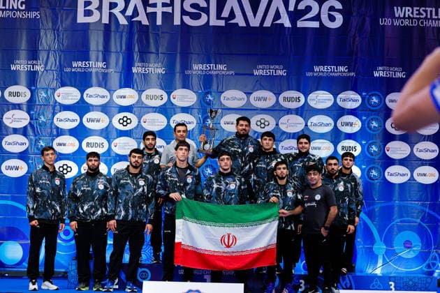U20 World Championships Team Podium GR: Silver: Iran *** U20 World Championships Team Podium: GR Silver, Iran Copyright: xKostadinxAndonovx