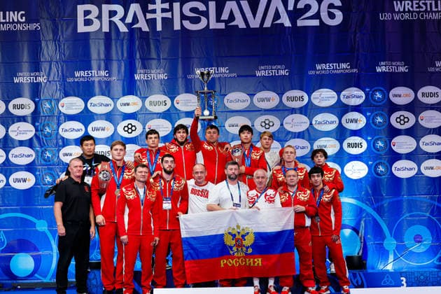 U20 World Championships Team Podium GR: Gold: Russia *** U20 World Championships Team Podium GR Gold Russia Copyright: xKostadinxAndonovx