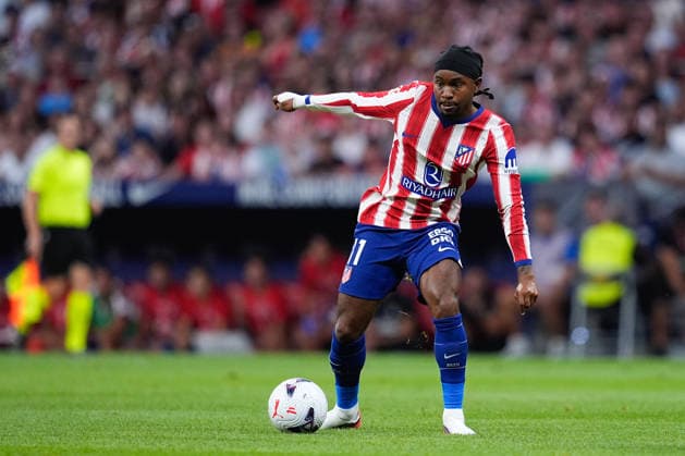 August 19, 2026, Madrid, Madrid, Spain: Ademola Lookman of Atletico de Madrid runs with the ball during the Spanish League, LaLiga EA Sports, football match played between Atletico de Madrid and Malaga CF at Riyadh Air Metropolitano stadium on August 19, 2026, in Madrid, Spain. Madrid Spain - ZUMAa181 20260819_zaa_a181_077 Copyright: xDennisxAgyemanx