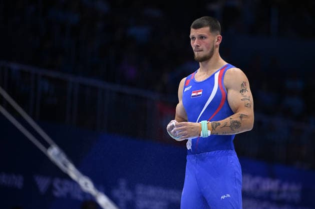 IPA87622322 - ECH Mag photographed at Zagreb Arena, Zagreb, on August 19, 2026, by Filippo Tomasi Photography during the European Men s Artistic Gymnastics Championships, Gymnastics in Zagreb, Croatia, August 19, 2026  Copyright: xFilippoxTomasi IPAxSportx xx 87622322