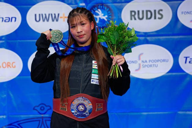 U20 World Championships Podium 72kg WW - Gold: Chisato Yoshida (JPN) *** U20 World Championships Podium, 72kg Open Weight, Gold: Chisato Yoshida (JPN) Copyright: xKostadinxAndonovx