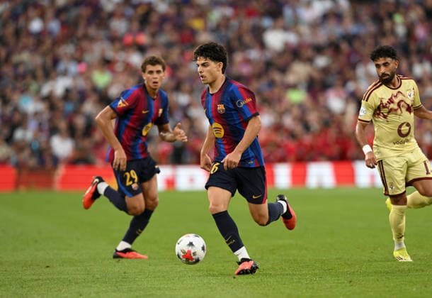 FC Barcelona, Barca v AL-AHLY FC SPOTIFY CAMP NOU. BARCELONA Aug 19,2026 FC BARCELONA vs AL-ALHY FC AUG 19 ,2026 Xavi Espart (36) of FC Barcelona during the match between FC Barcelona and Al-Alhy FC corresponding to the Joan Gamper Trophy at Spotify Camp Nou in Barcelona, Spain. Barcelona ESP Copyright: xS.xRosx