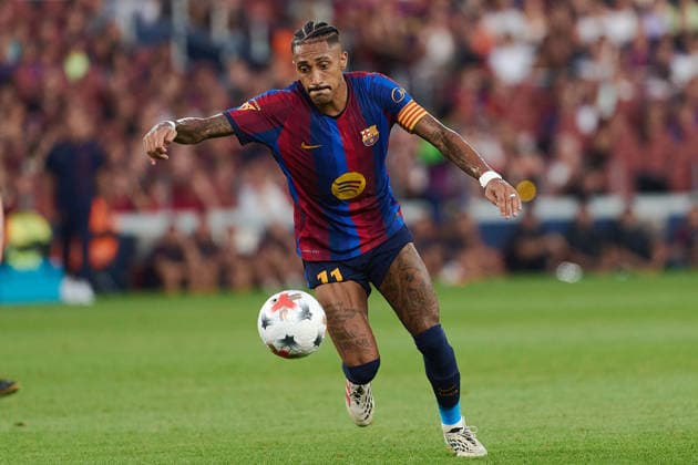 ESP: La Festa del Gamper Estrella Damm FC Barcelona, Barca v Al-Ahly Raphinha of FC Barcelona during friendly match Joan Gamper Trophy 2026 La Festa del Gamper Estrella Damm FC Barcelona v Al-Ahly played at Spotify Camp Nou Stadium in Barcelona on August 19th, 2026 in Spain Barcelona Spain Futbol *** ESP La Festa del Gamper Estrella Damm: FC Barcelona vs. Al Ahly. Raphinha of FC Barcelona during the 2026 Joan Gamper Trophy friendly match. La Festa del Gamper Estrella Damm: FC Barcelona vs. Al Ahly was played at Spotify Camp Nou Stadium in Barcelona on August 19, 2026, in Spain. Barcelona, Spain. Soccer Copyright: xGerardxFrancox xAgenciaxLOFx