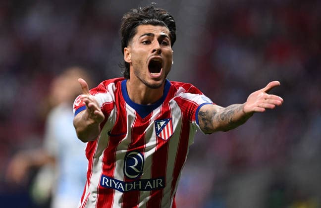 Atletico Madrid v Malaga - La Liga MADRID, SPAIN - AUGUST 19: Carlos Martin of Atletico Madrid reacts during the La Liga match between Atletico Madrid and Malaga at Metropolitano Stadium in Madrid, Spain on August 19, 2026. Burak Akbulut Anadolu Madrid Spain. Editorial use only. Please get in touch for any other usage.  Copyright: x2026xAnadoluxBurakxAkbulutx