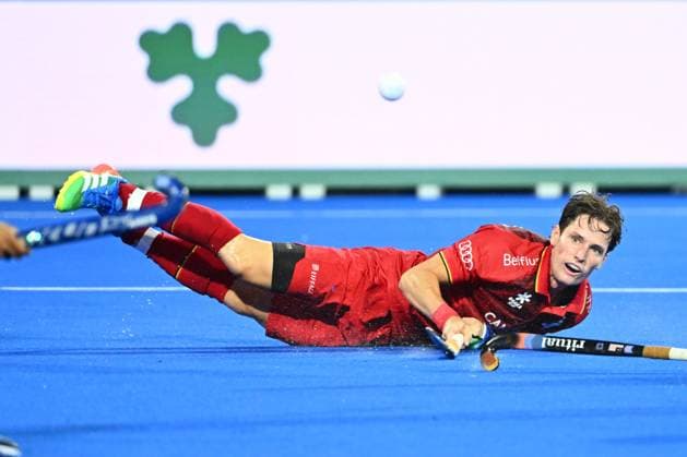 Belgium v Malaysia - FIH Hockey World Cup 2026 WAVRE, BELGIUM - AUGUST 19 : Foubert Victor of Belgium in action during the FIH Hockey World Cup 2026 M20 first phase group pool B match between Belgium and Malaysia on August 19, 2026 in Wavre, Belgium, 19 08 2026 Wavre Belgium  Copyright: xVincentxKalutx