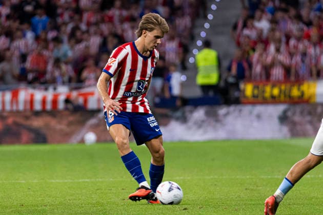 ESP: Atletico de Madrid v Malaga CF La Liga EA Sports Pablo Barrios of Atletico de Madrid during a Liga EA Sports match between Atletico de Madrid and Malaga CF at Estadio Riyadh Air Metropolitano on August 19, 2026 in Madrid, Spain. Madrid Madrid Spain Football *** ESP Atlético de Madrid vs. Málaga CF La Liga EA Sports Pablo Barrios of Atlético de Madrid during an EA Sports La Liga match between Atlético de Madrid and Málaga CF at Estadio Riyadh Air Metropolitano on August 19, 2026, in Madrid, Spain Madrid Madrid Spain Soccer Copyright: xAlejandroxMatiasx