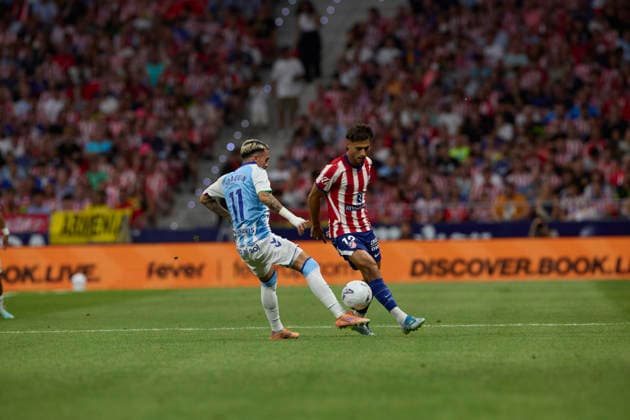 ESP: LaLiga EA Sports Atletico de Madrid v Malaga CF; Carlos Martin of Atletico de Madrid during LaLiga EA Sports between Atletico de Madrid v Malaga CF played at Riyadh Air Metropolitano Stadium in Madrid on August 19, 2026 in Spain Spain Futbol *** ESP LaLiga EA Sports Atlético de Madrid vs. Málaga CF Carlos Martín of Atlético de Madrid during the LaLiga EA Sports match between Atlético de Madrid and Málaga CF played at Riyadh Air Metropolitano Stadium in Madrid on August 19, 2026, in Spain. Spanish Soccer Copyright: xAgenciaxLOFx