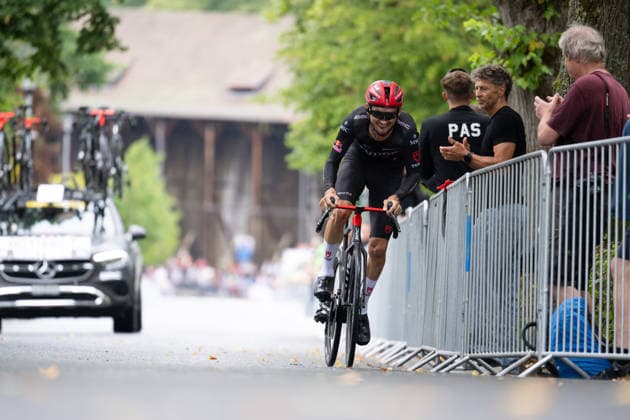 Lidl Deutschland Tour, Prolog, 19.08.2026 Luc Wirtgen (LUX, Tudor Pro Cycling Team) Bad Orb Germany *** Lidl Germany Tour, Prologue, August 19, 2026, Luc Wirtgen (LUX), Tudor Pro Cycling Team, Bad Orb, Germany Copyright: xCarlaxHilgerx