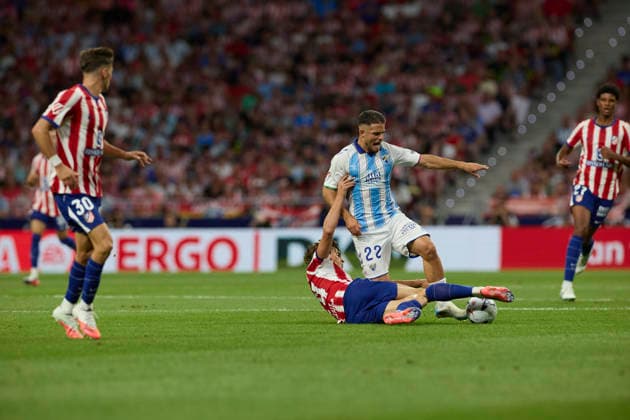 ESP: LaLiga EA Sports Atletico de Madrid v Malaga CF; Daniel Lorenzo of Malaga during LaLiga EA Sports between Atletico de Madrid v Malaga CF played at Riyadh Air Metropolitano Stadium in Madrid on August 19, 2026 in Spain Spain Futbol *** ESP LaLiga EA Sports Atlético de Madrid vs. Málaga CF Daniel Lorenzo of Málaga during the LaLiga EA Sports match between Atlético de Madrid and Málaga CF played at Riyadh Air Metropolitano Stadium in Madrid on August 19, 2026 in Spain Spanish Soccer Copyright: xAgenciaxLOFx