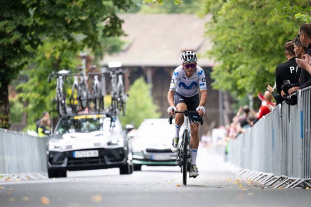 Lidl Deutschland Tour, Prolog, 19.08.2026 Pavel Novak (CZE, Movistar Team) Bad Orb Germany *** Lidl Germany Tour, Prolog, August 19, 2026 Pavel Novak (CZE), Movistar Team, Bad Orb, Germany Copyright: xCarlaxHilgerx