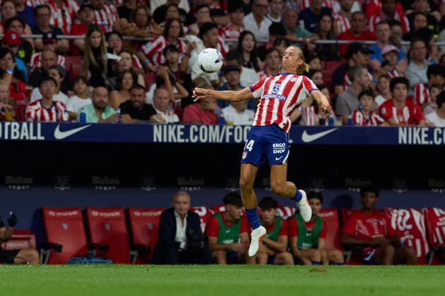 ESP: LaLiga EA Sports Atletico de Madrid v Malaga CF; Marcos Llorente of Atletico de Madrid during LaLiga EA Sports between Atletico de Madrid v Malaga CF played at Riyadh Air Metropolitano Stadium in Madrid on August 19, 2026 in Spain Spain Futbol *** ESP LaLiga EA Sports Atlético de Madrid vs. Málaga CF Marcos Llorente of Atlético de Madrid during the LaLiga EA Sports match between Atlético de Madrid and Málaga CF played at Riyadh Air Metropolitano Stadium in Madrid on August 19, 2026 in Spain Spanish Soccer Copyright: xAgenciaxLOFx