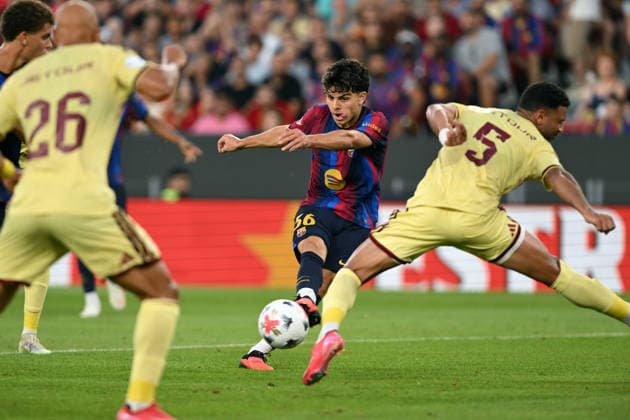 FC Barcelona, Barca v AL-AHLY FC SPOTIFY CAMP NOU. BARCELONA Aug 19,2026 FC BARCELONA vs AL-ALHY FC AUG 19 ,2026 Xavi Espart (36) of FC Barcelona during the match between FC Barcelona and Al-Alhy FC corresponding to the Joan Gamper Trophy at Spotify Camp Nou in Barcelona, Spain. Barcelona ESP Copyright: xS.xRosx