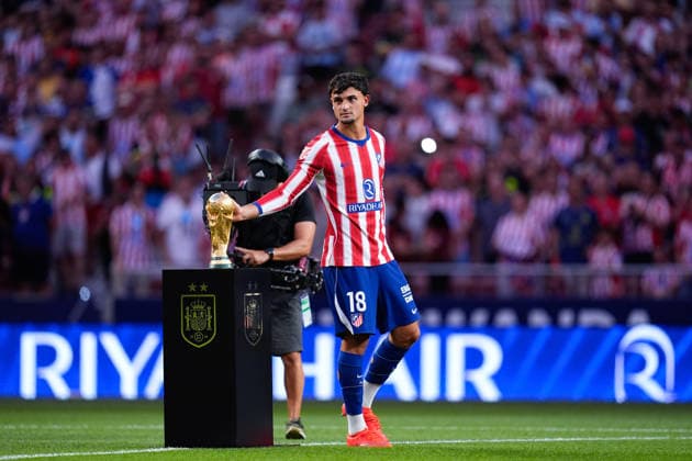 August 19, 2026, Madrid, Madrid, Spain: World Cup winner Marc Pubill of Atletico Madrid during the Spanish League, LaLiga EA Sports, football match played between Atletico de Madrid and Malaga CF at Riyadh Air Metropolitano stadium on August 19, 2026, in Madrid, Spain. Atletico De Madrid V Malaga CF - LaLiga EA Sports  - ZUMAa181 20260819_zaa_a181_104 Copyright: xDennisxAgyemanx