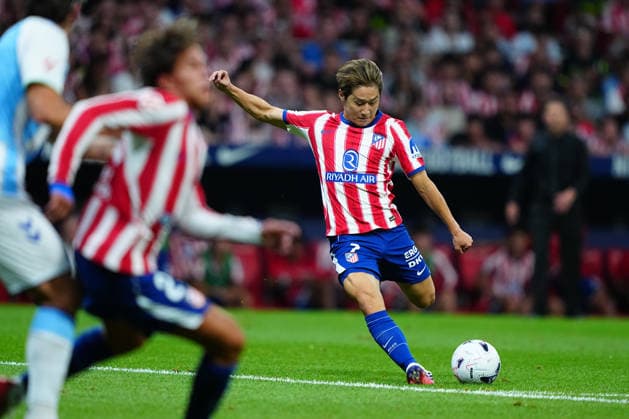 Atletico Madrid v Malaga CF - LaLiga EA Sports MD1 Lee Kang-In of Atletico Madrid scores his team s first goal during the LaLiga EA Sports match between Atletico Madrid and Malaga CF at Metropolitano Stadium on August 19, 2026 in Madrid, Spain. Madrid Metropolitano Stadium Madrid Spain Copyright: xGokhanxTanerx xPSxImagesxGokhanxTanerx